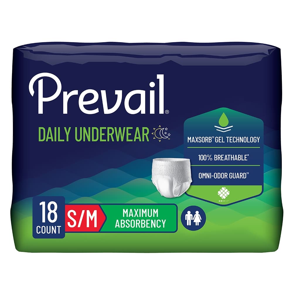 Prevail Maximum Daily Unisex Incontinence Underwear