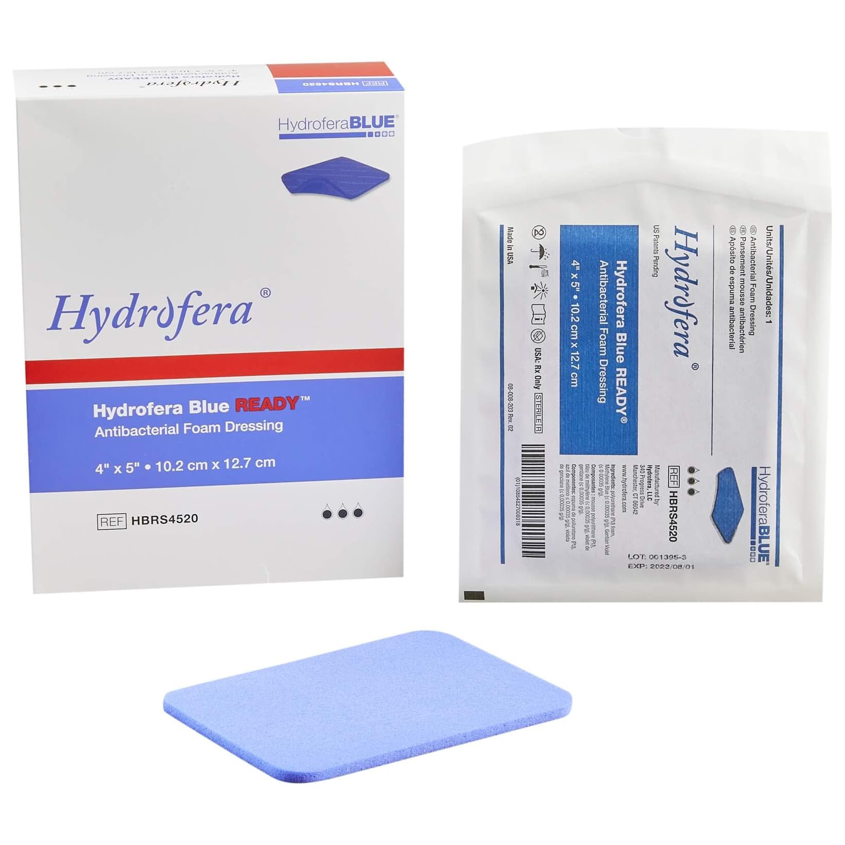 Hydrofera Blue READY Antibacterial Foam Dressing