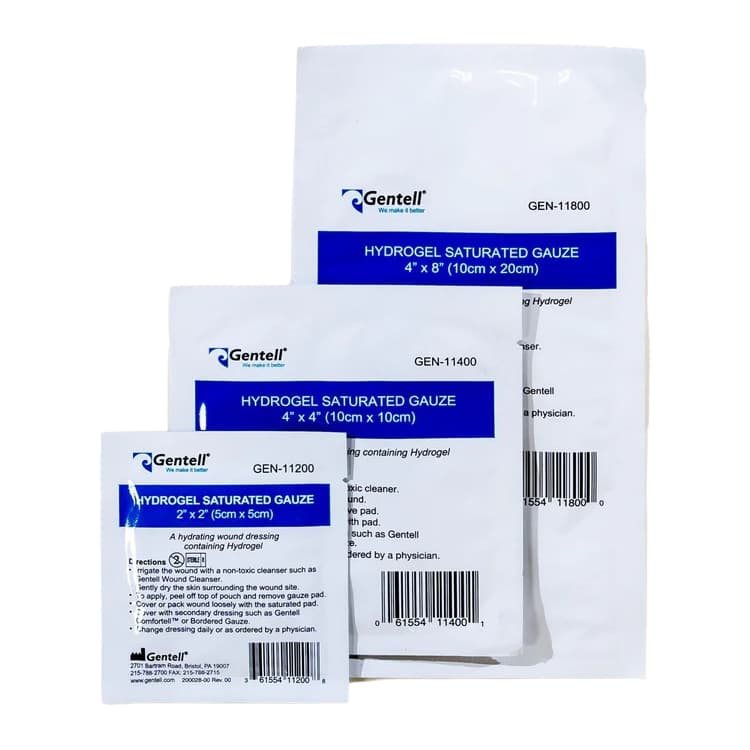 Gentell Hydrogel Saturated Gauze