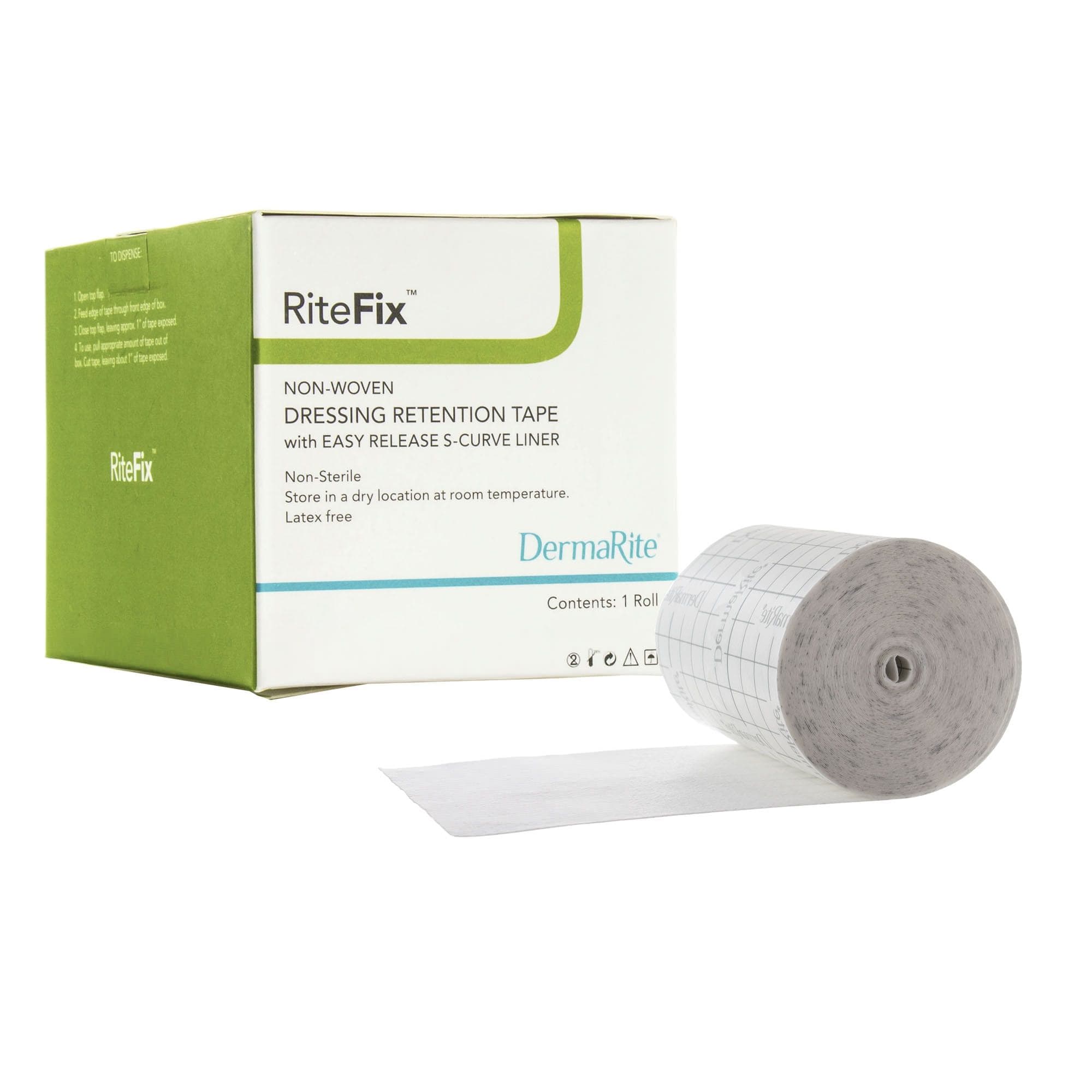 DermaRite RiteFix Non-Woven Dressing Retention Tape