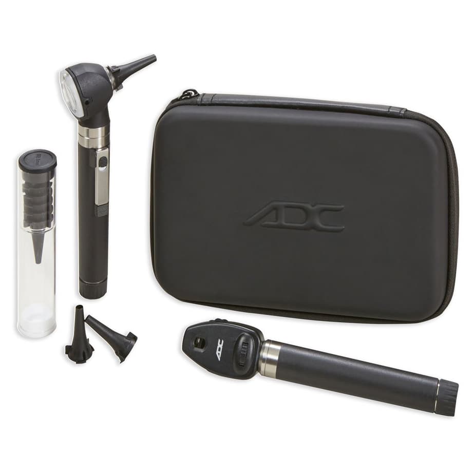 ADC Pocket Otoscope-Ophthalmoscope Set, 2.5V Halogen Light