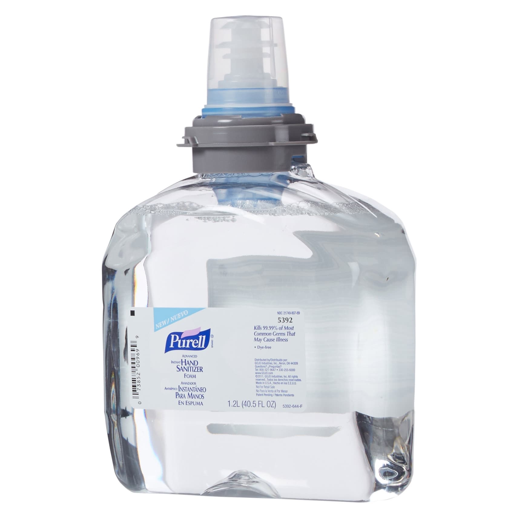 Purell Advanced Hand Sanitizer Foam Foam Refill Bottle For TFX Touch-Free dispenser - Image 1