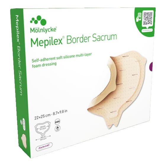 Mepilex Border Sacrum Foam Dressing