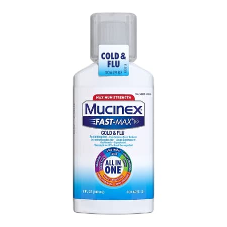 Mucinex Fast-Max Cold & Flu Cold And Cough Relief Liquid - Image 1