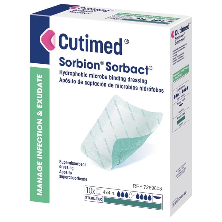 Cutimed Sorbion Sorbact Super Absorbent Dressing