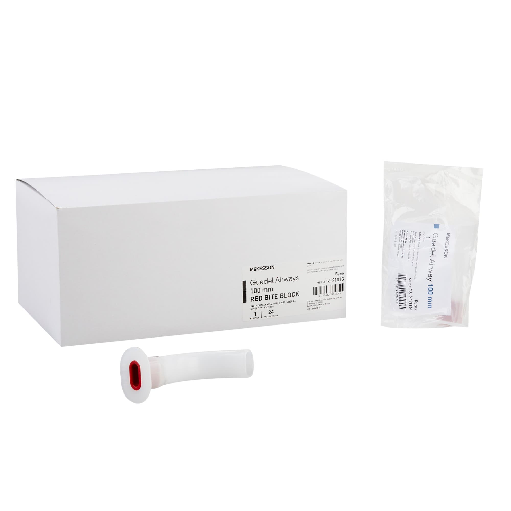 McKesson Guedel Oropharyngeal Airway NonSterile Single Patient Use