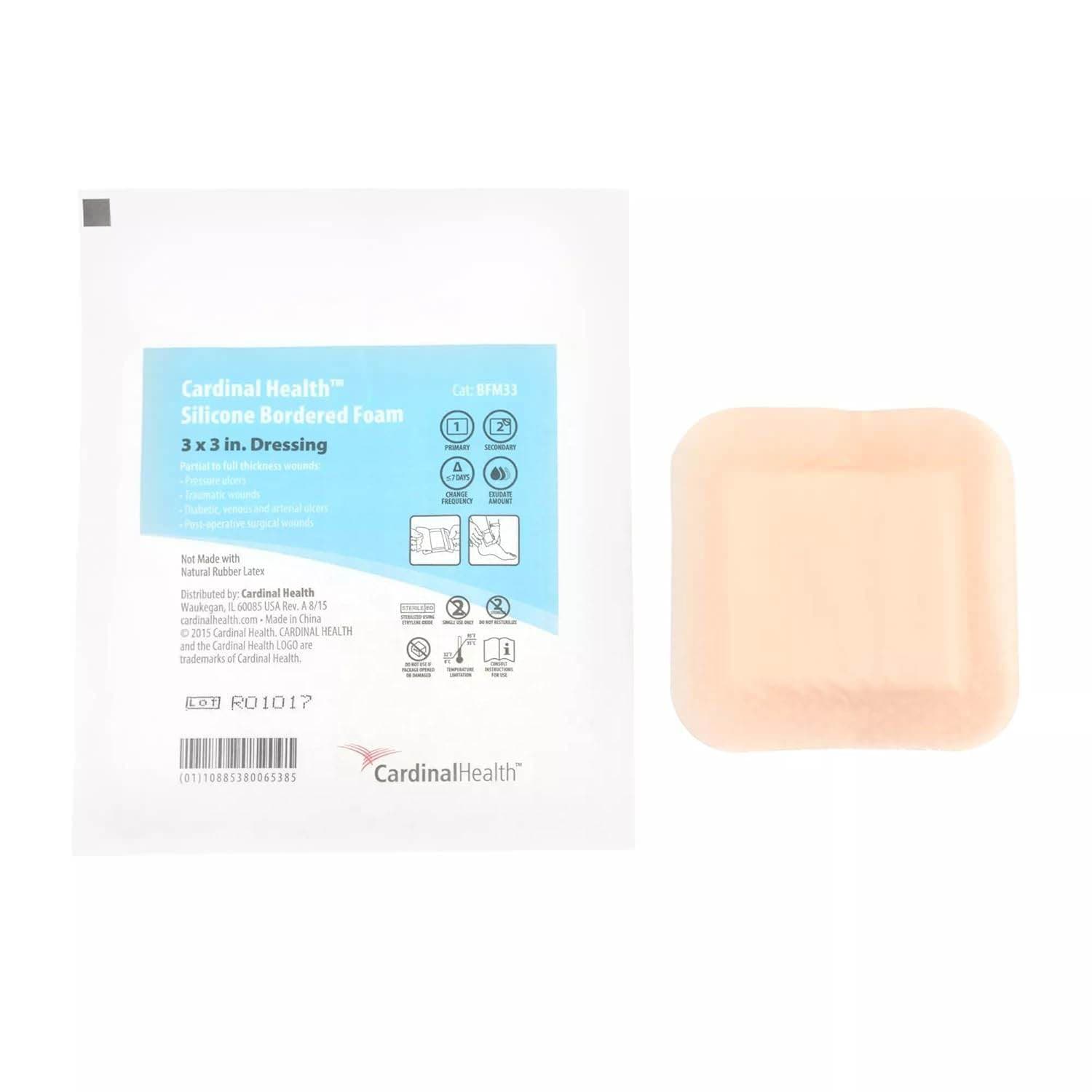 Cardinal Health Kendall Silicone Bordered 5-Layer Foam Dressing - Image 2