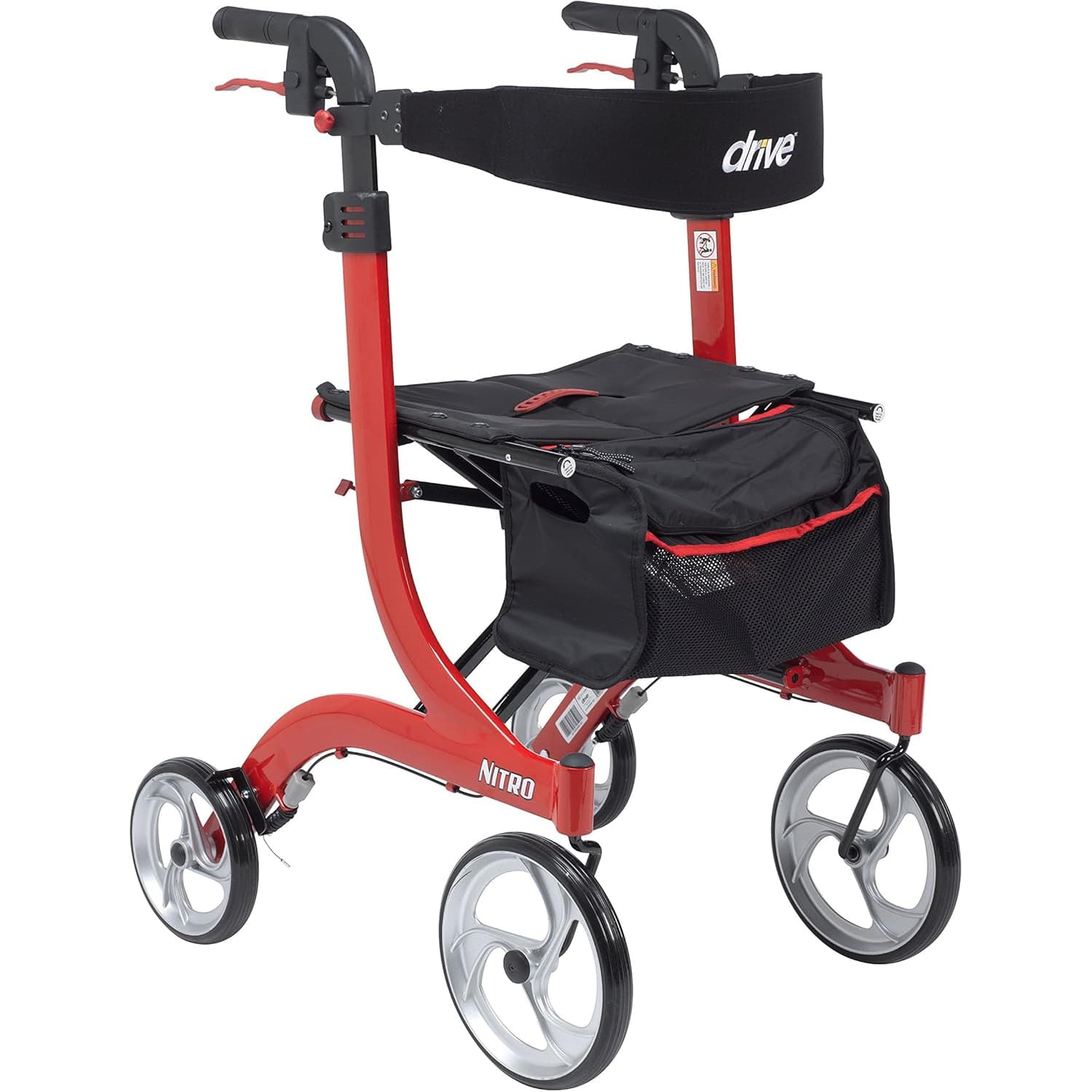 Drive Nitro Tall Height Aluminum Rollator - Image 2