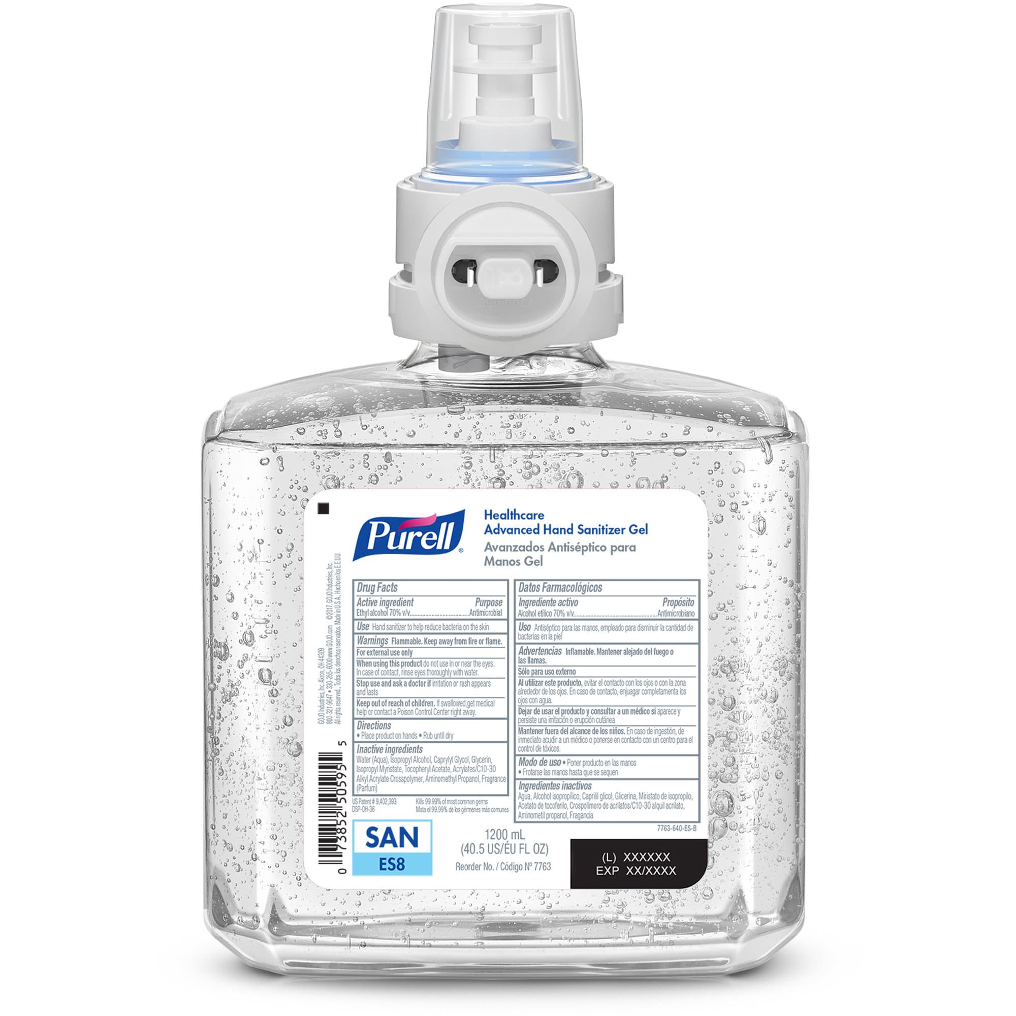 Purell Advanced Hand Sanitizer Gel Refill for ES8 Dispencer, 1200 mL - Case of 2 - Image 2
