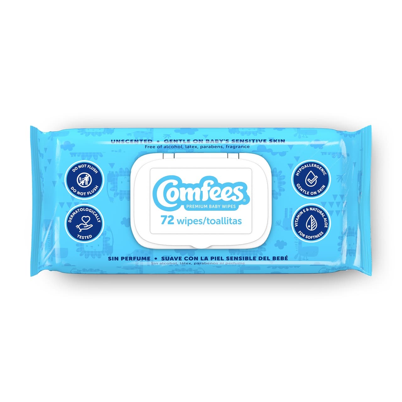 Comfees Unscented Premium Baby Wipes