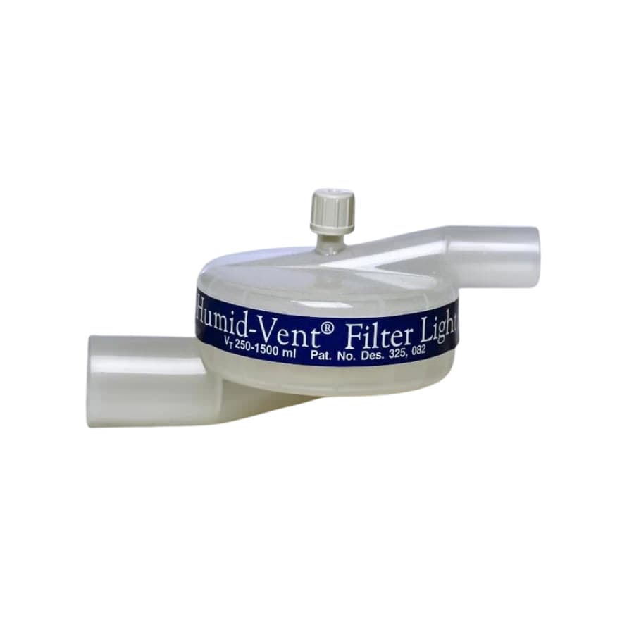 Humid-Vent Straight And Light HME with Filter, 250 to 1000 ml - Case of 25 - Image 1