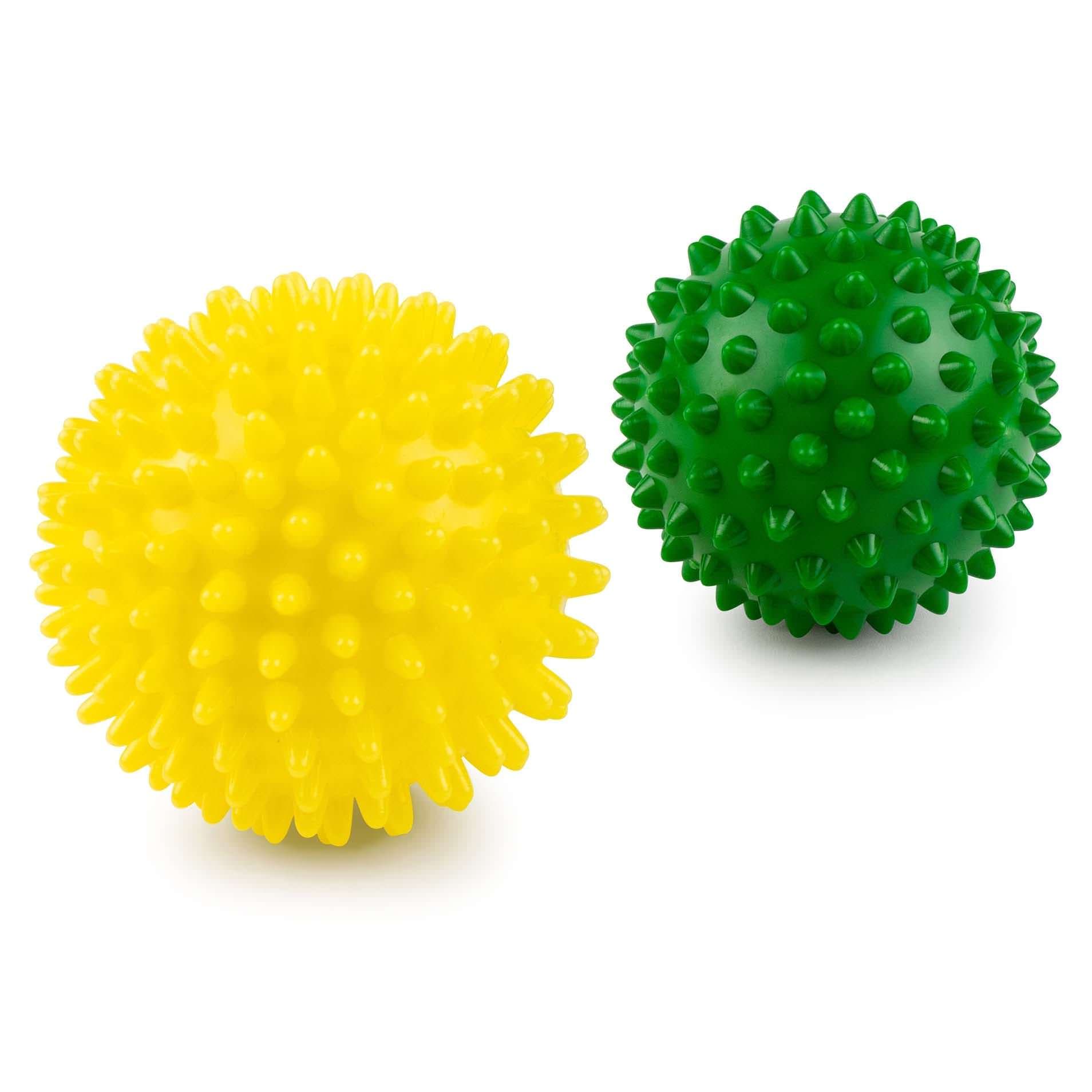 Acutens Kanjo Acupressure Foot Massager Ball, Green/Yellow