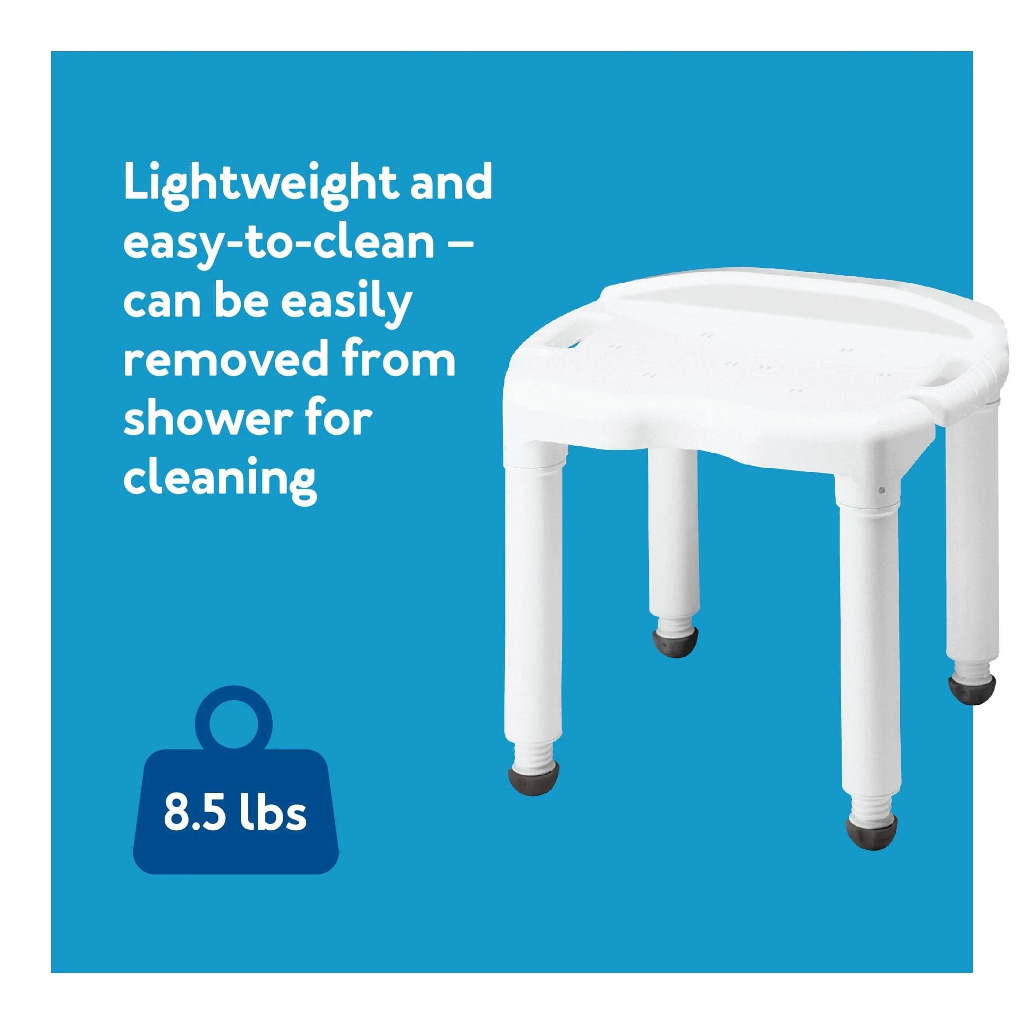 Carex Universal Bath Seat Without Back - Image 8