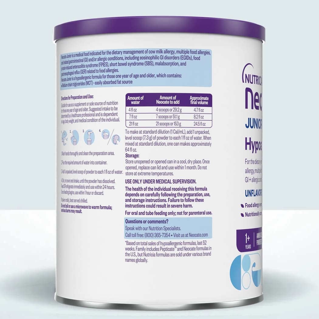 Neocate Junior Hypoallergenic Formula Without Prebiotics - Image 3