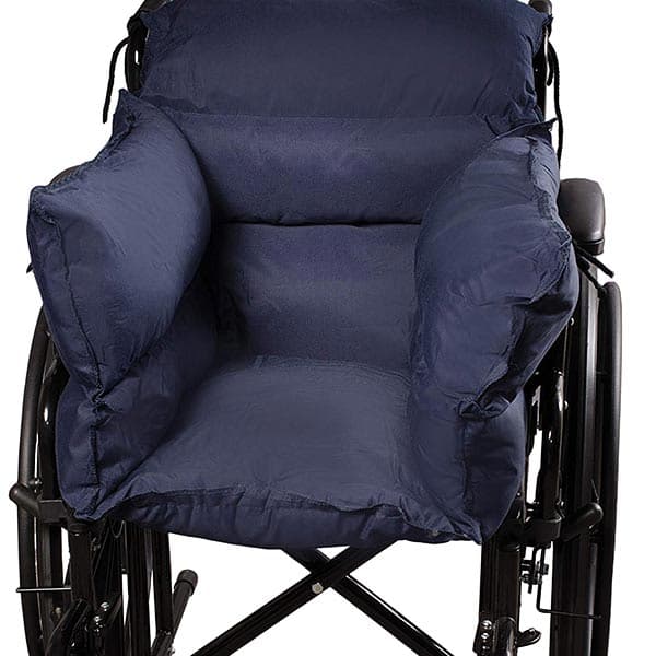 Briggs Wheelchair Comfort Navy Cushion Liner, Seat Size 16" × 16"
