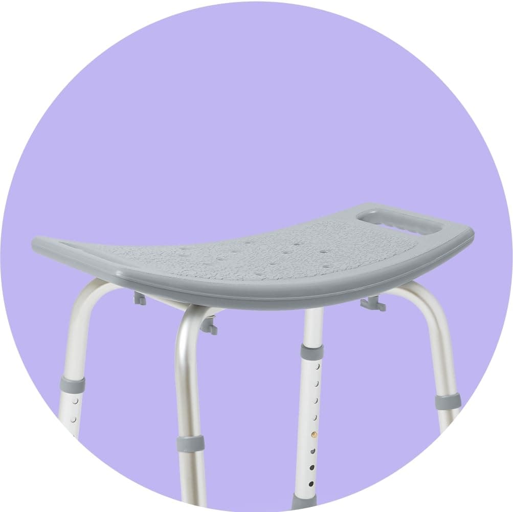 Medline Bariatric Shower Chair without Back - Image 8
