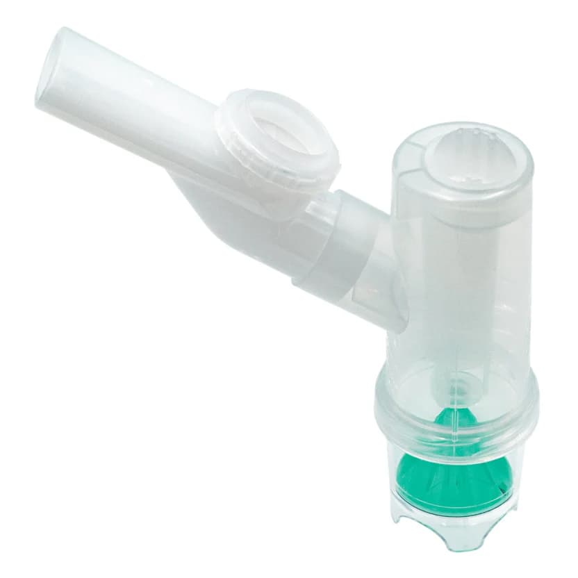 NebuTech HDN Reusable Nebulizer Cup with Inhalation & Exhalation Valve, Mouthpiece, 7ft.Tubing - Each - Image 1