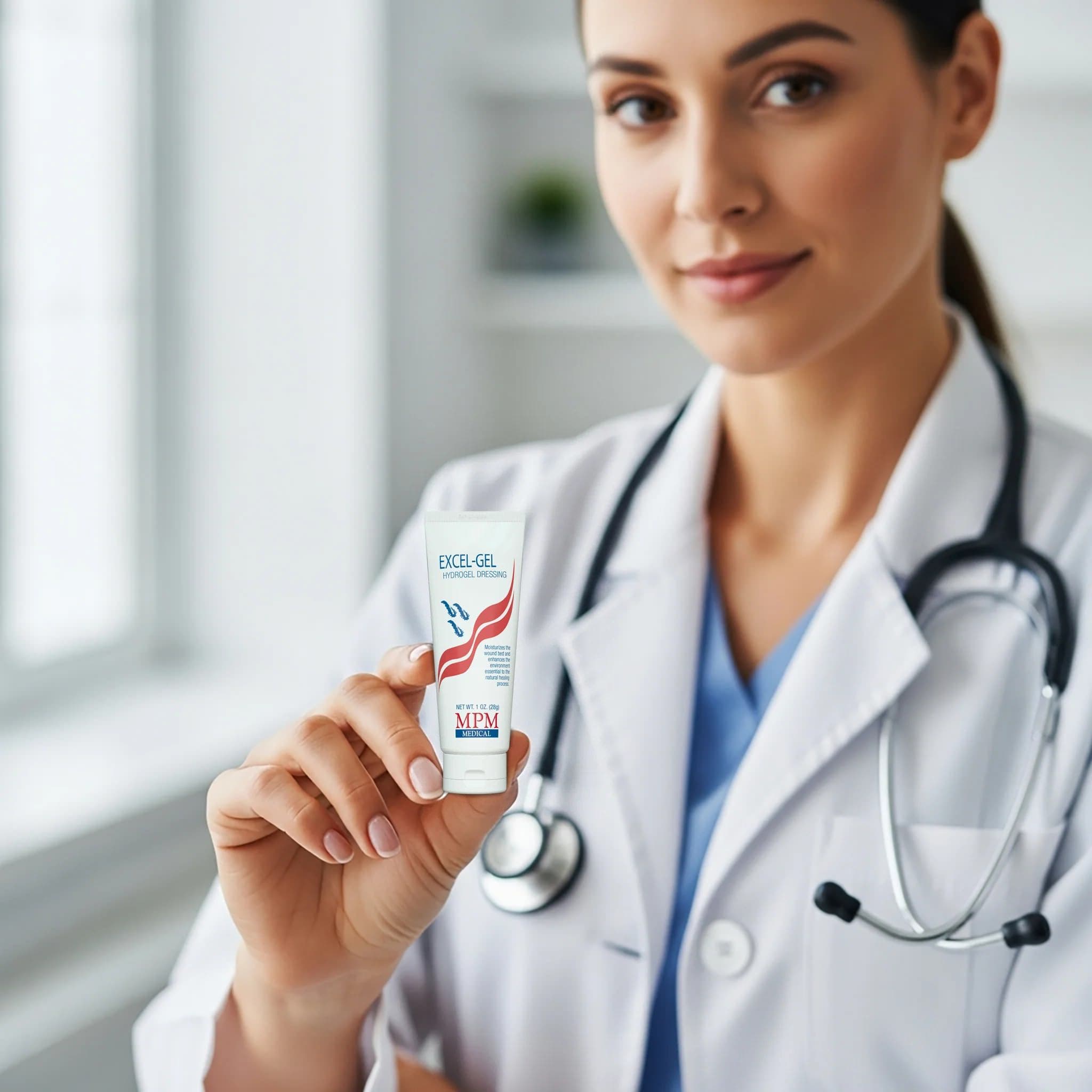 MPM Medical Excel-Gel Hydrogel Dressing, Non Toxic, Sterile 1 oz - Image 2