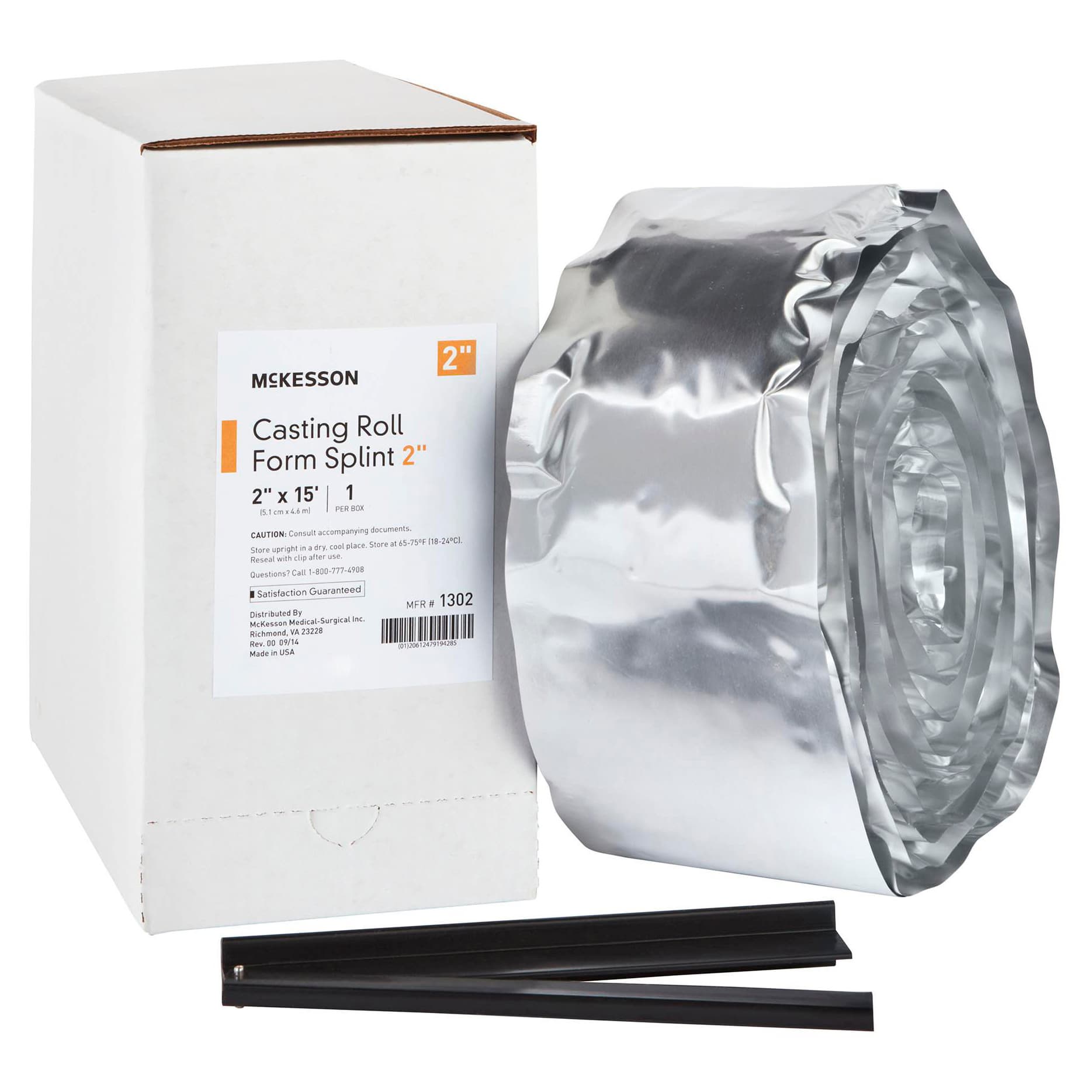 McKesson Padded Splint Roll White NonSterile - Image 1