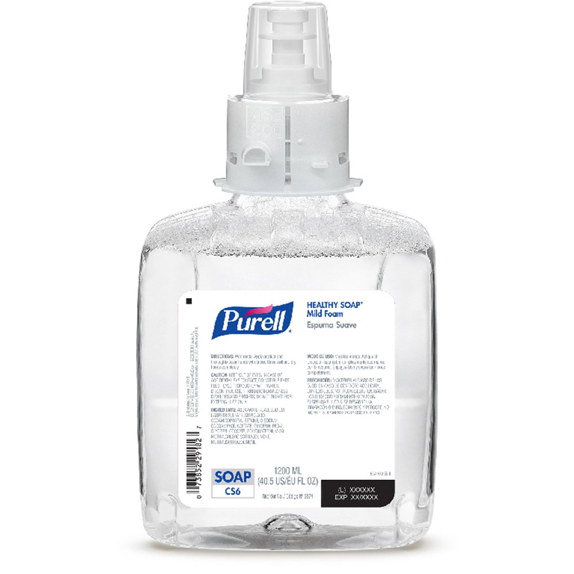 Purell Healthy Mild Foam Soap Refill for CS6 Dispenser, 1200 ml - Case of 2 - Image 1