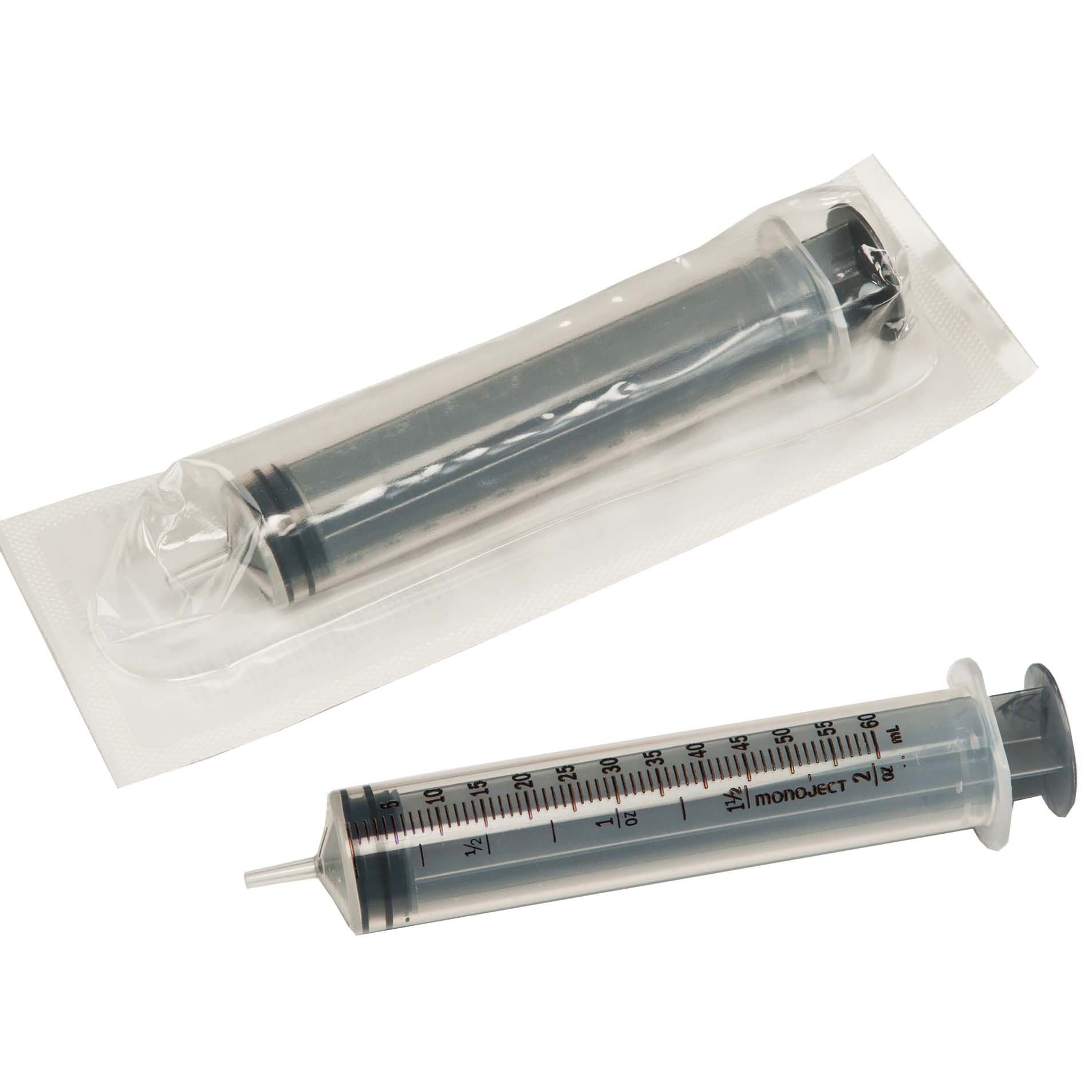 Monoject SoftPack 60 mL Luer-Slip Tip Syringe