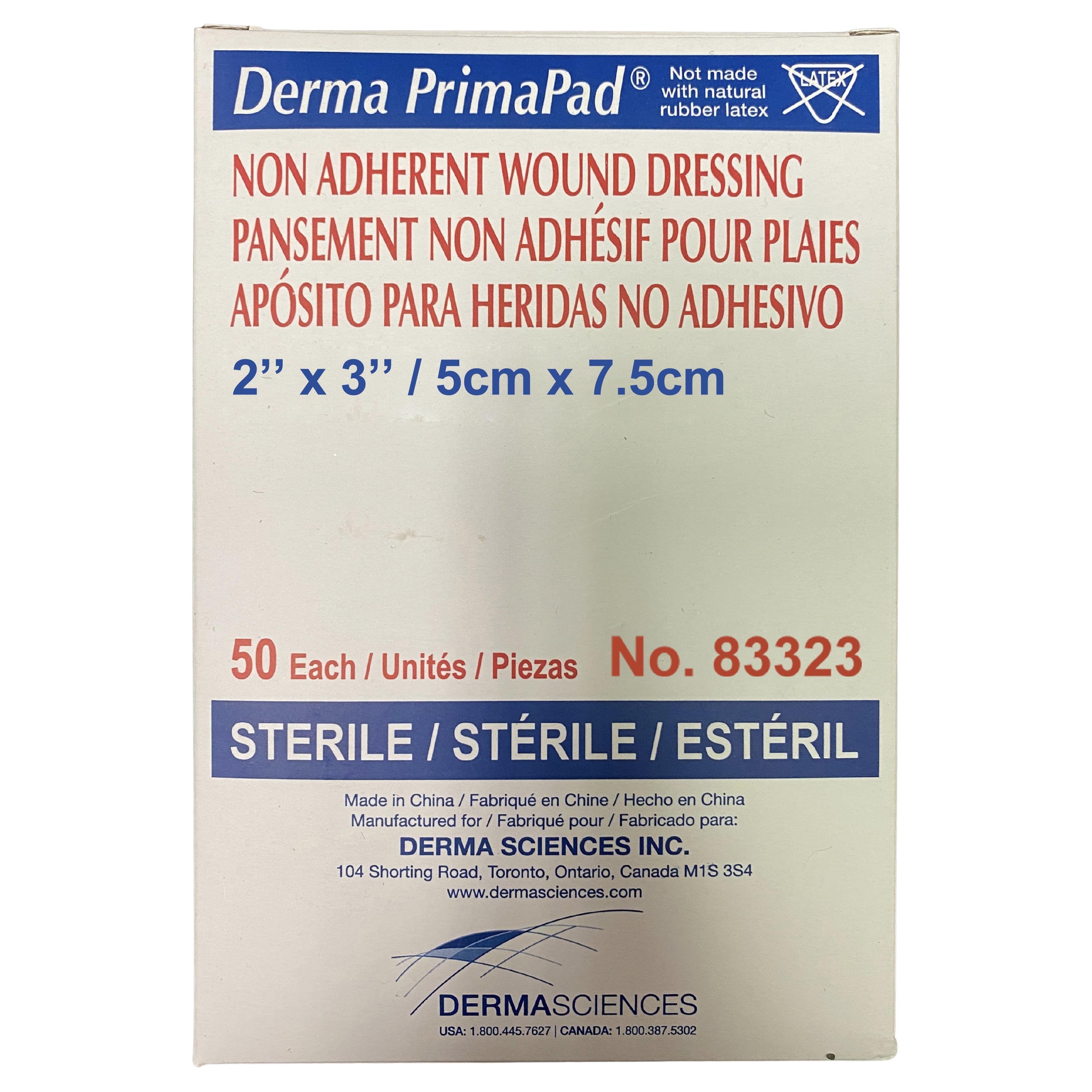 Gentell Primapad Non-Adherent Absorbent Gauze Pad, Sterile - Image 1