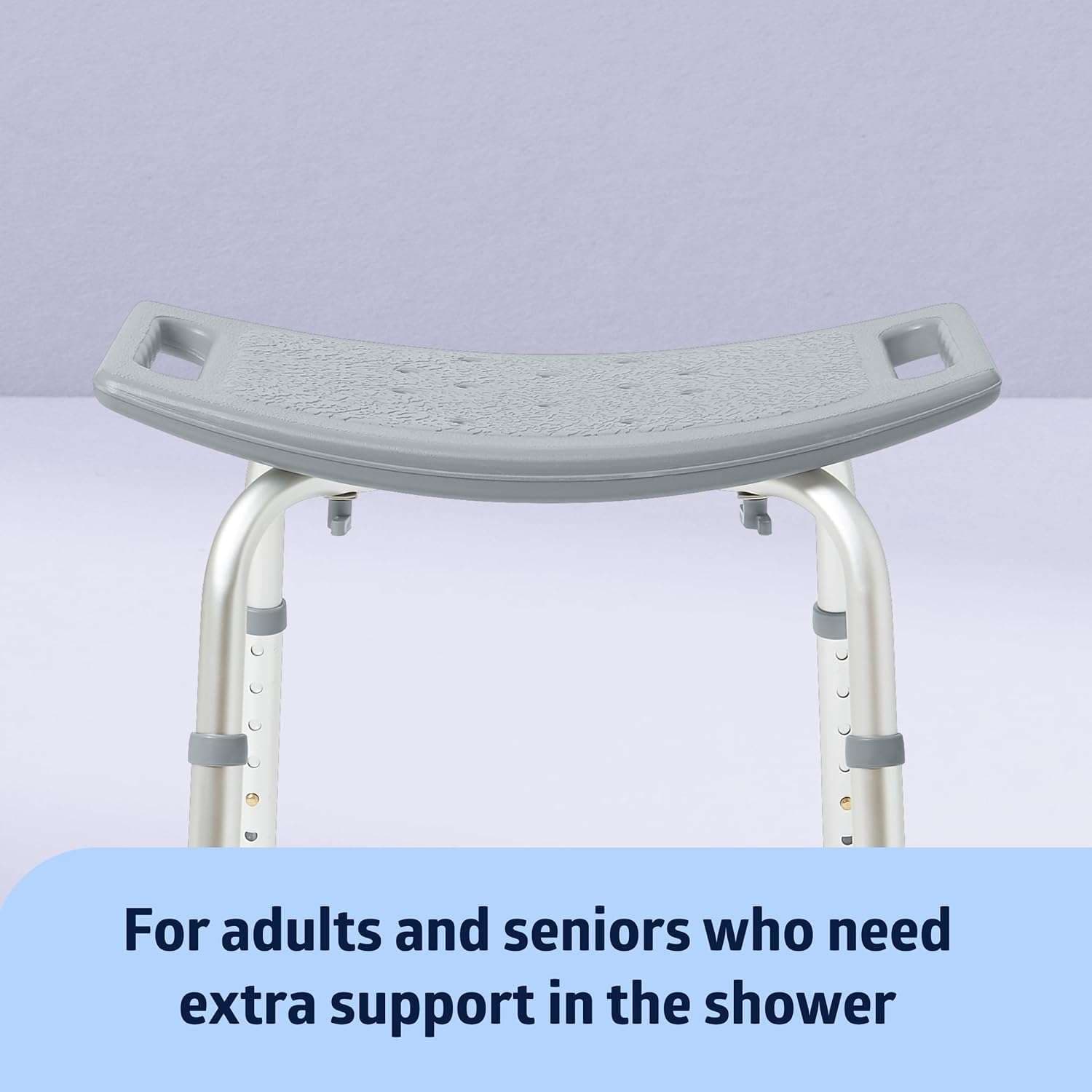 Medline Bariatric Shower Chair without Back - Image 2