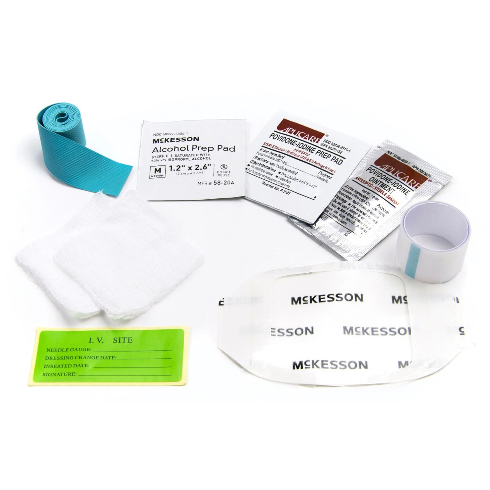 McKesson I.V. Start Kit with Transparent Dressing