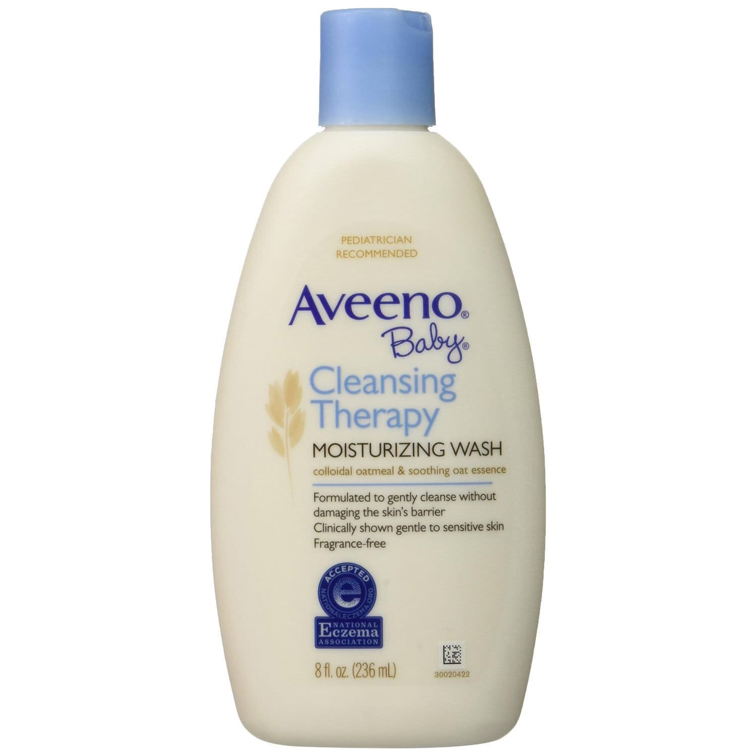 Aveeno Baby Soap Liquid Bottle Unscented, 8 oz - Case of 12
