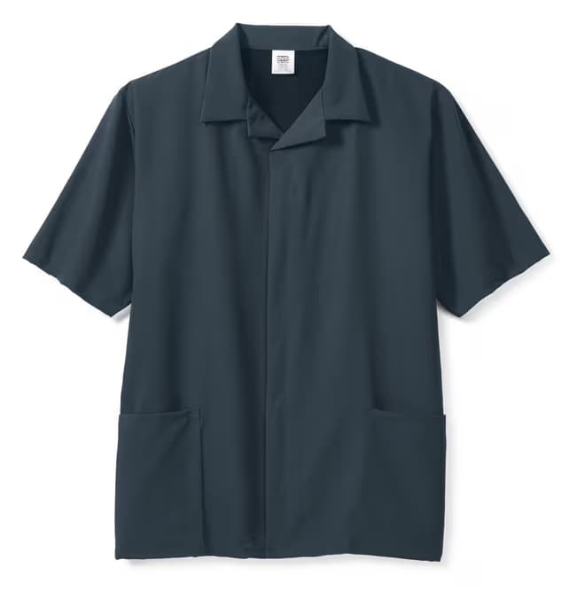 Medline EVS AVE Unisex Scrub Tops with Zipper and Storage Pockets - Image 1