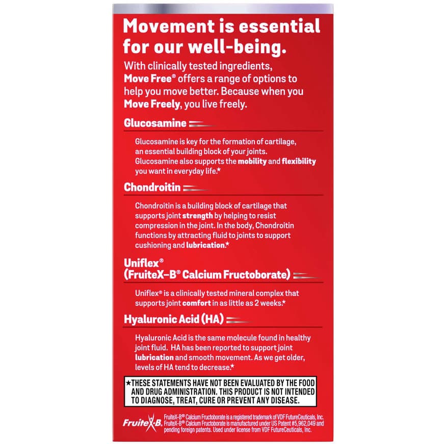 Move Free Advanced Glucosamine + Chondroitin Joint Supplement - Image 4