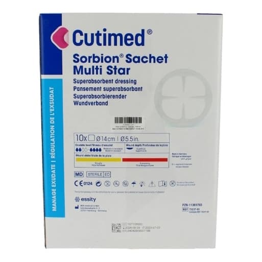 Cutimed Sorbion Sachet Multi Star Wound Dressing - Image 2