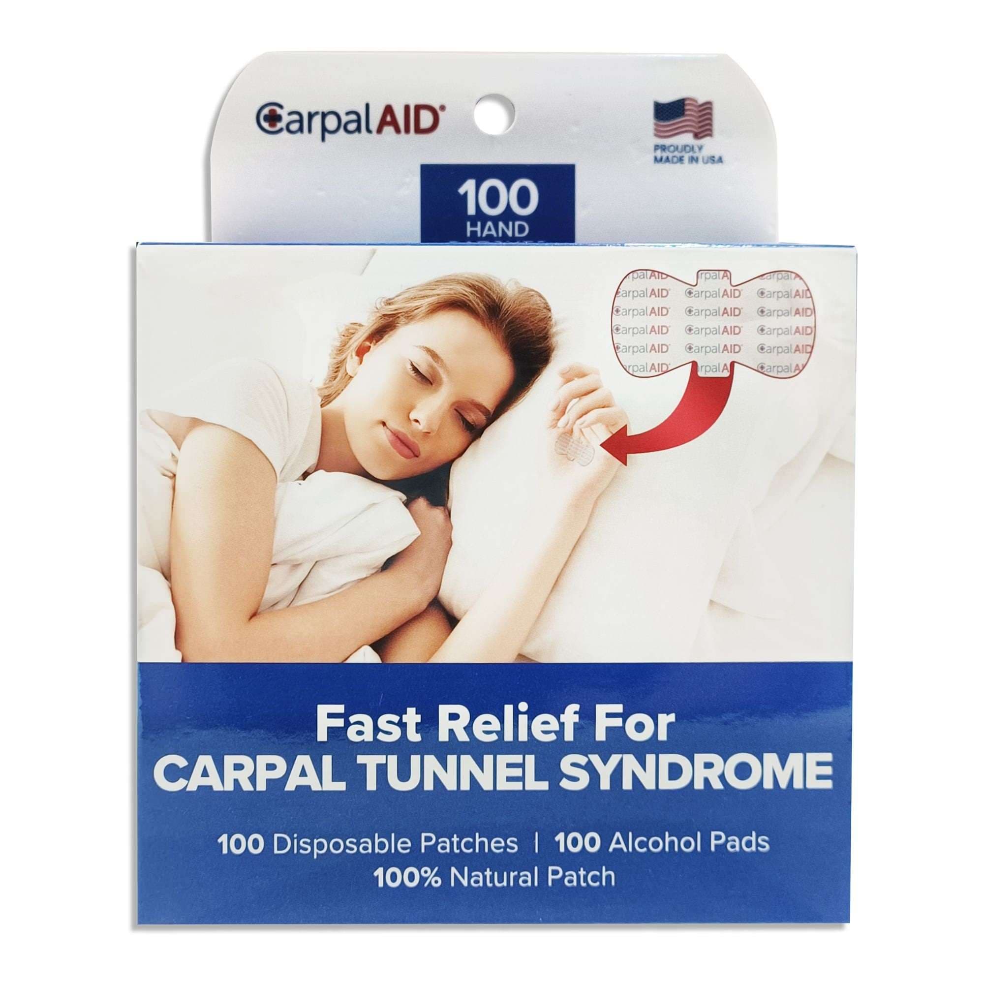 Carpal AID Patch Plastic Hand-Based Carpal Tunnel Support, One Size - Package of 100 - Image 1