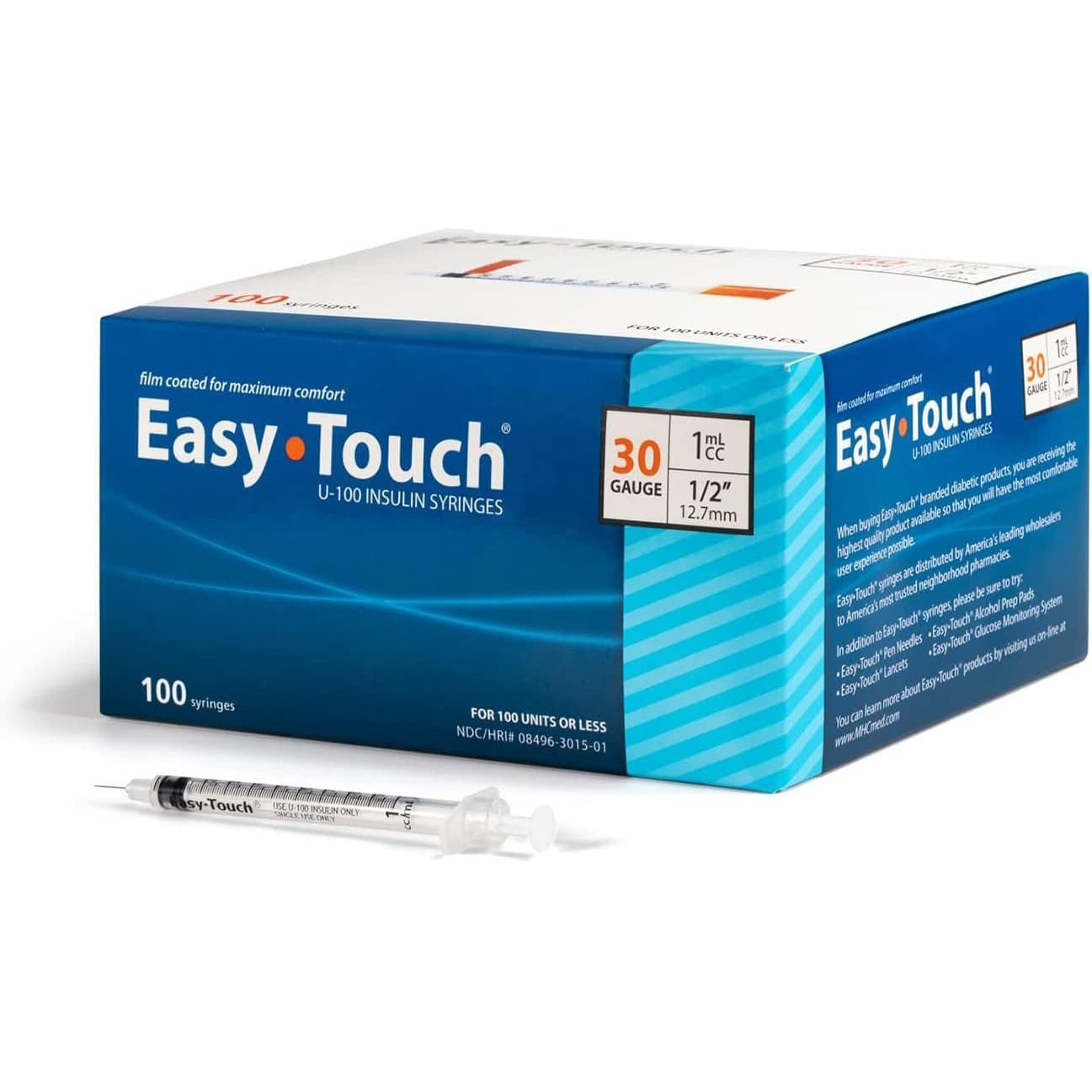EasyTouch U-100 Insulin Syringes