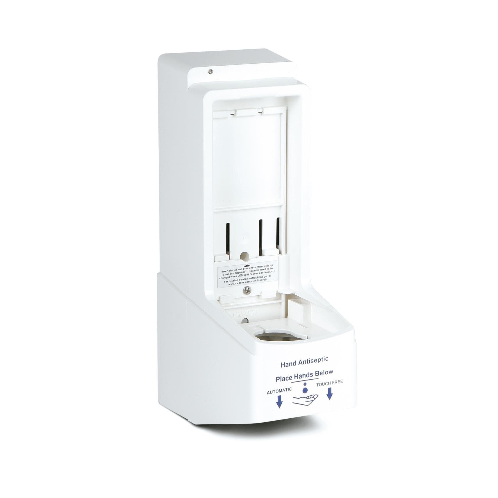 Medline Sterillium Comfort Gel Hand Sanitizer Automatic Dispenser for 1,000 ml Bottle, White