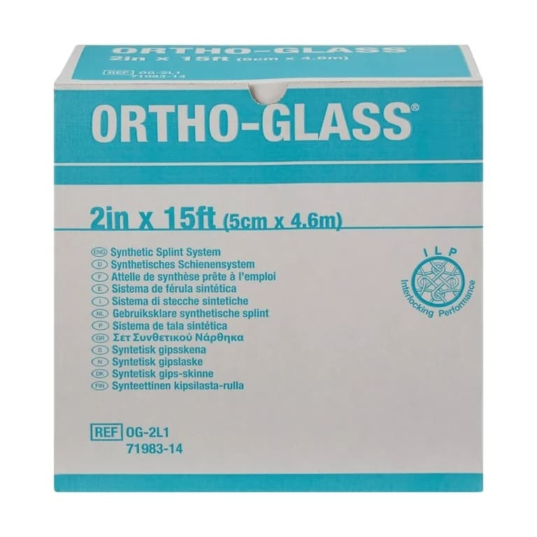 Ortho-Glass Fiberglass Splint Roll, White, 2" x 15 Foot - Image 1