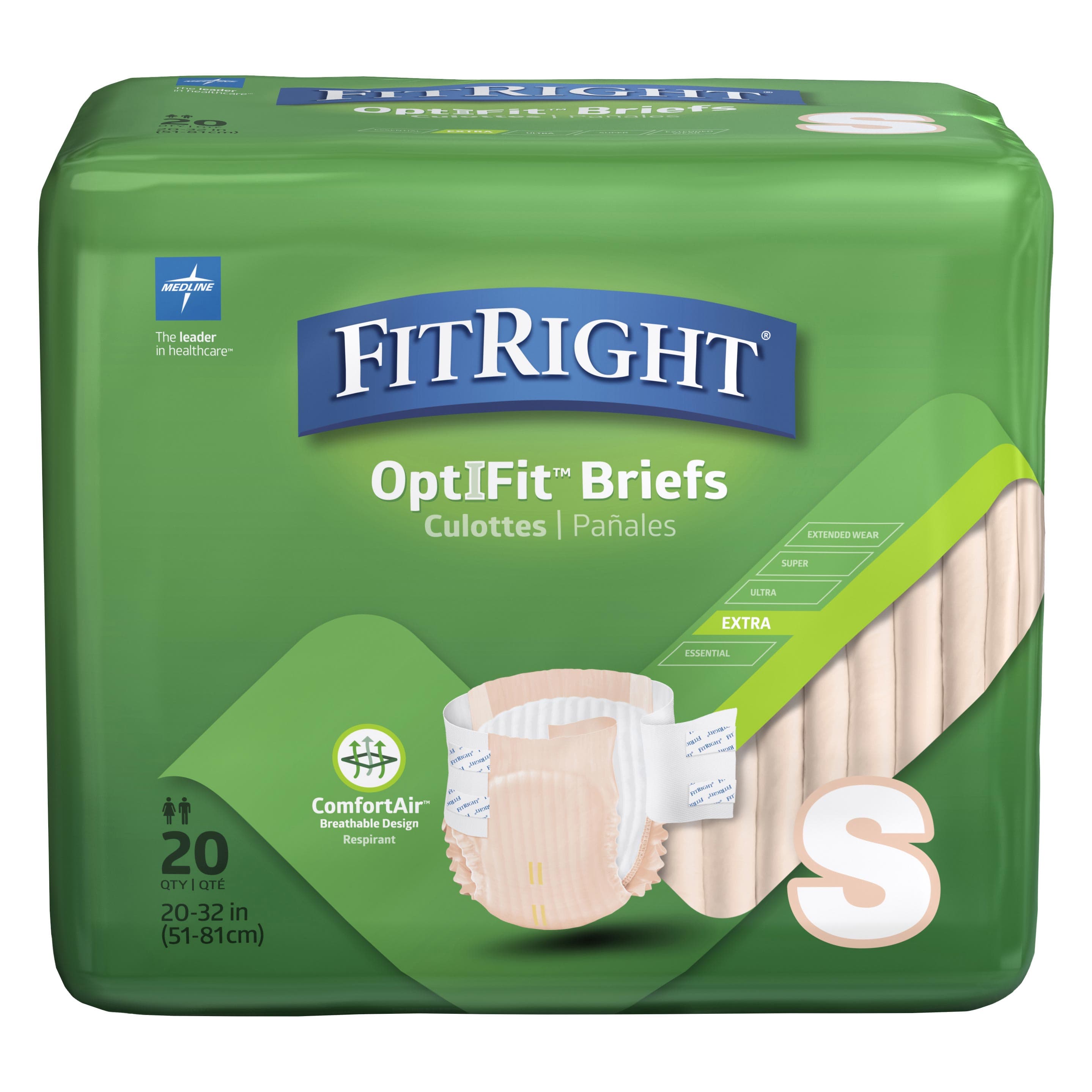 FitRight OptiFit Extra Incontinence Briefs - Image 1