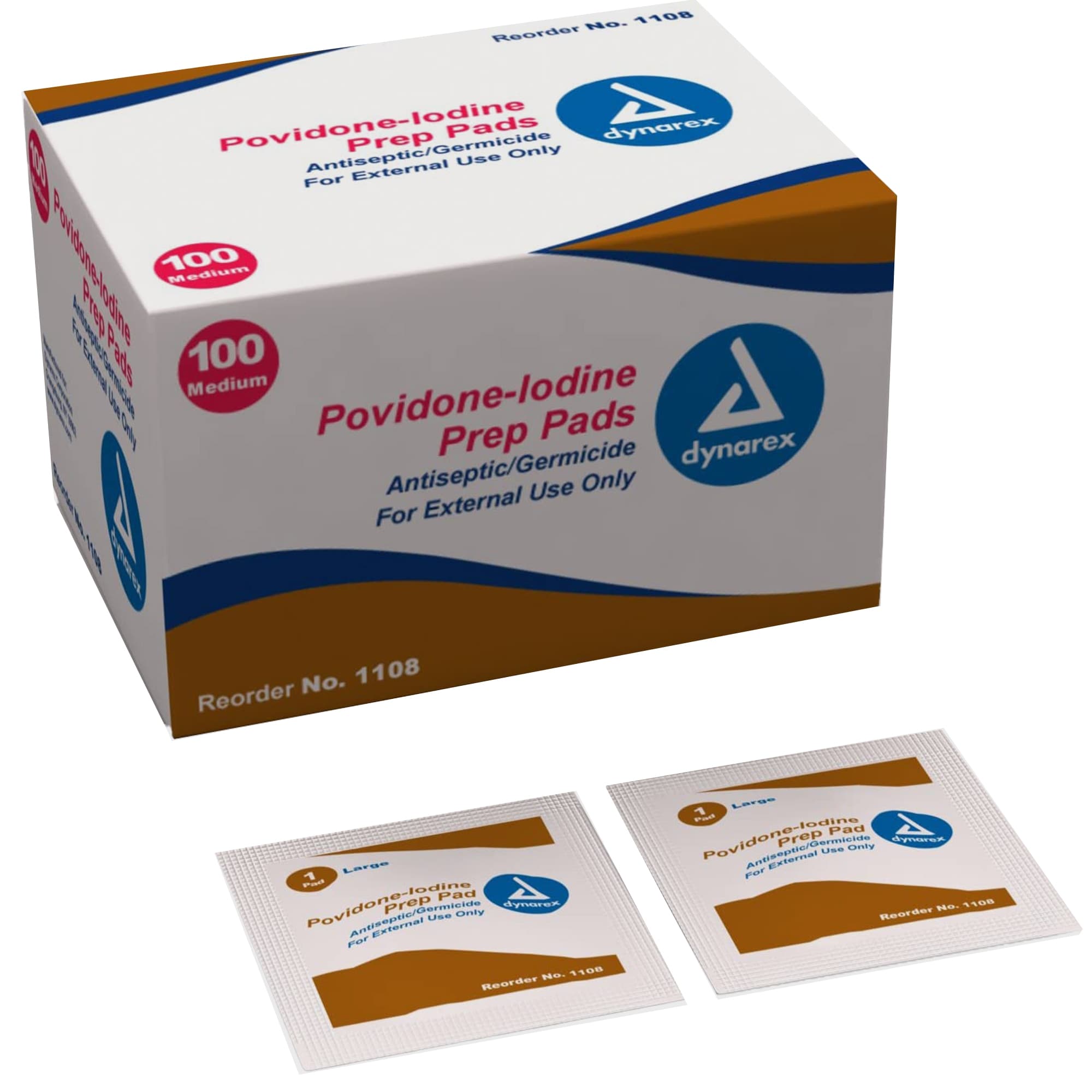 Dynarex Povidone Iodine Prep Pads