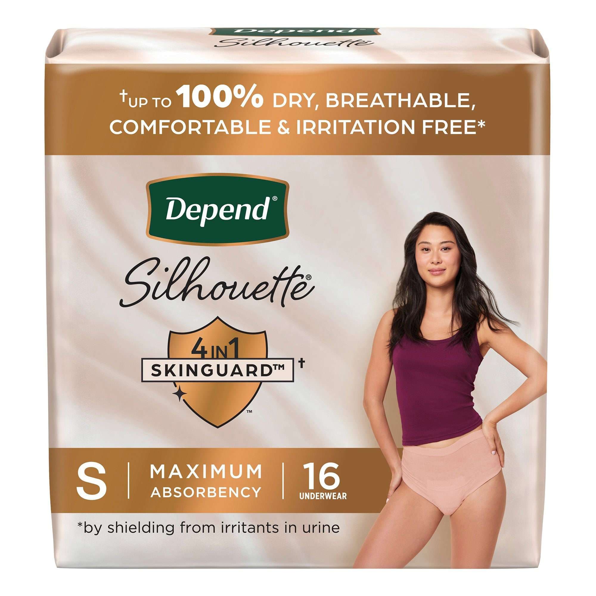 Depend Silhouette Maximum Absorbency Underwear for Women