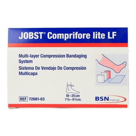 Jobst Comprifore Lite 3-Layer 40 mmHg Bandage System, Tan-White - Image 1