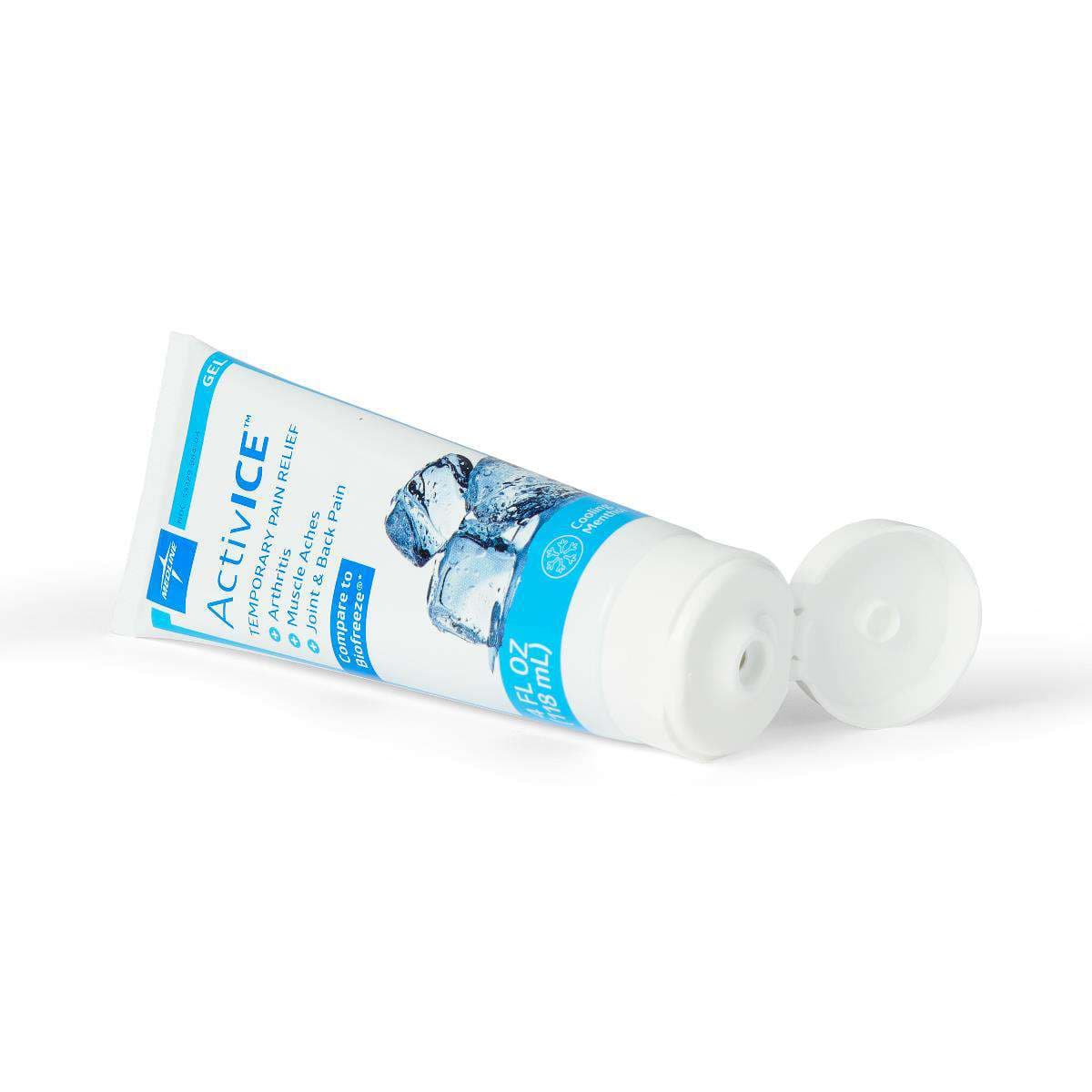 Medline ActivICE Topical Pain Reliever, 4 oz. Gel Tube - Image 1