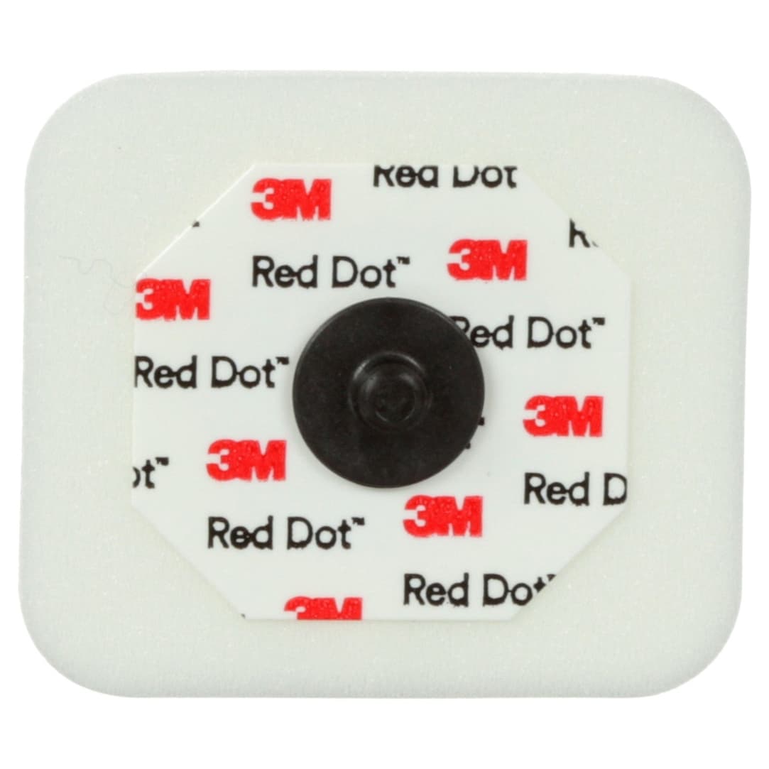 3M Red Dot Soft Cloth ECG Electrodes