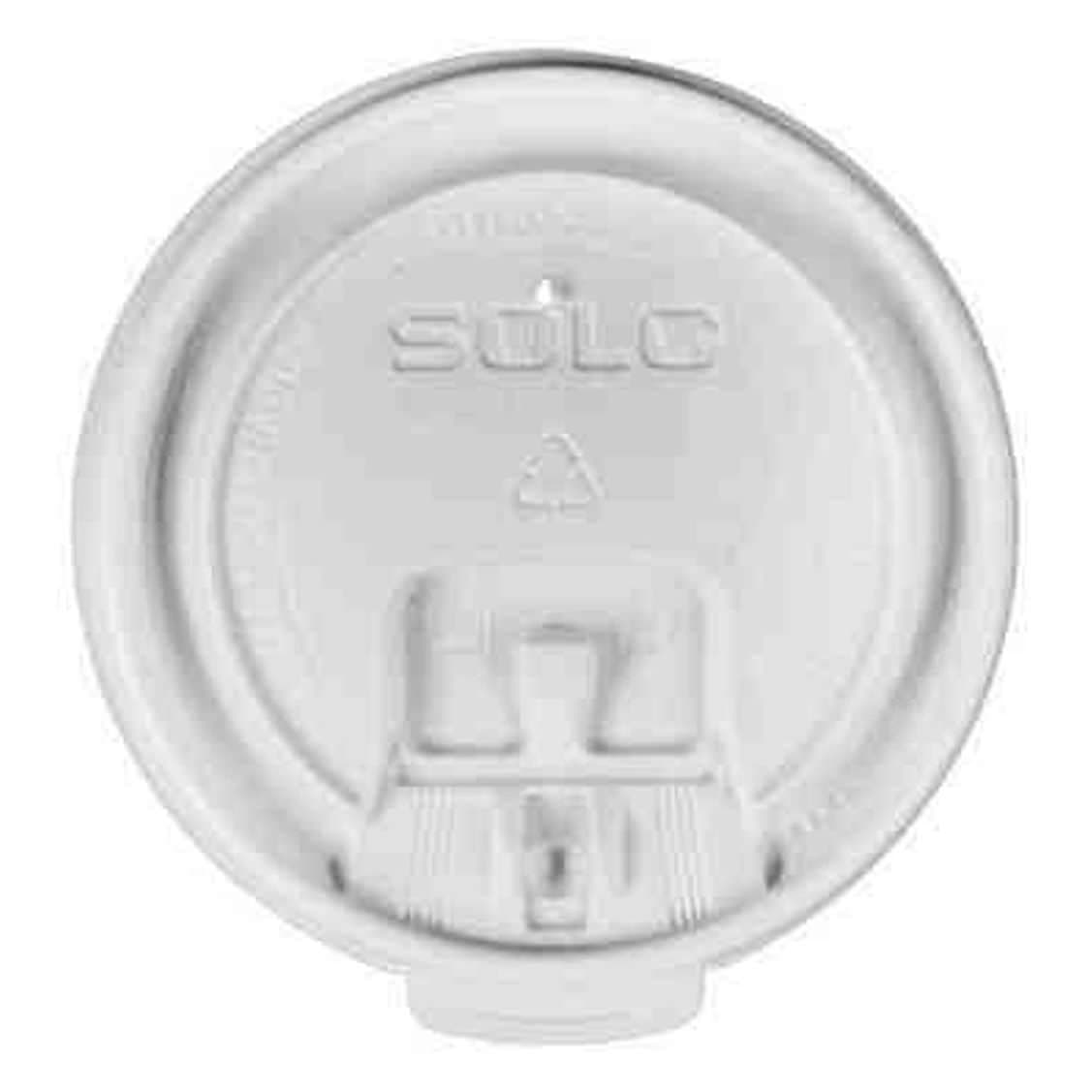 Solo 8 oz White Disposable Drinking Cup Lid