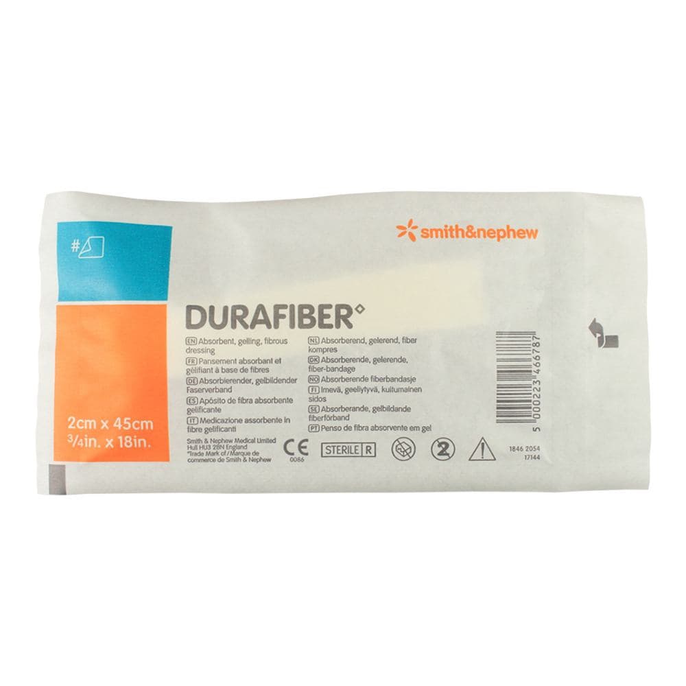 Durafiber Gelling Fiber Dressing, 3/4 x 17-3/4 Inch - Each - Image 1