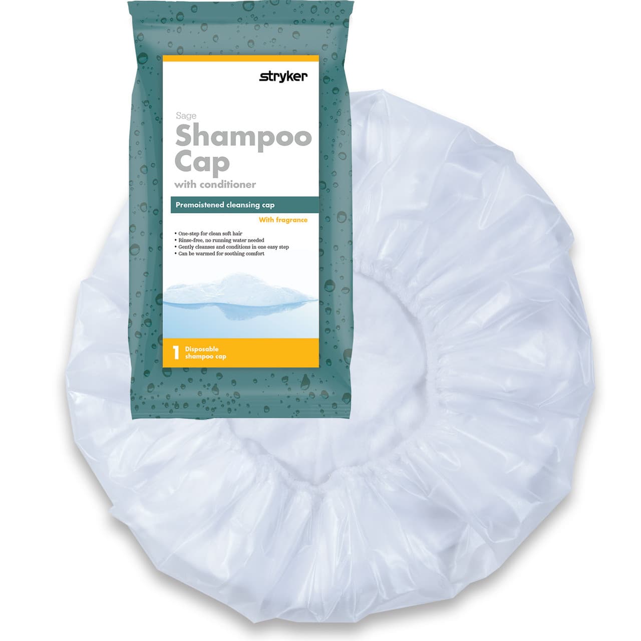 Sage Comfort Rinse-Free Shampoo Cap - Image 1