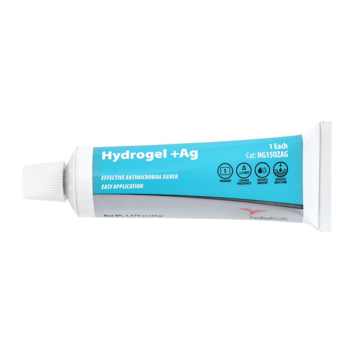 Cardinal Health Hydrogel Plus Ag Silver Wound Gel, 1.5 oz Tube