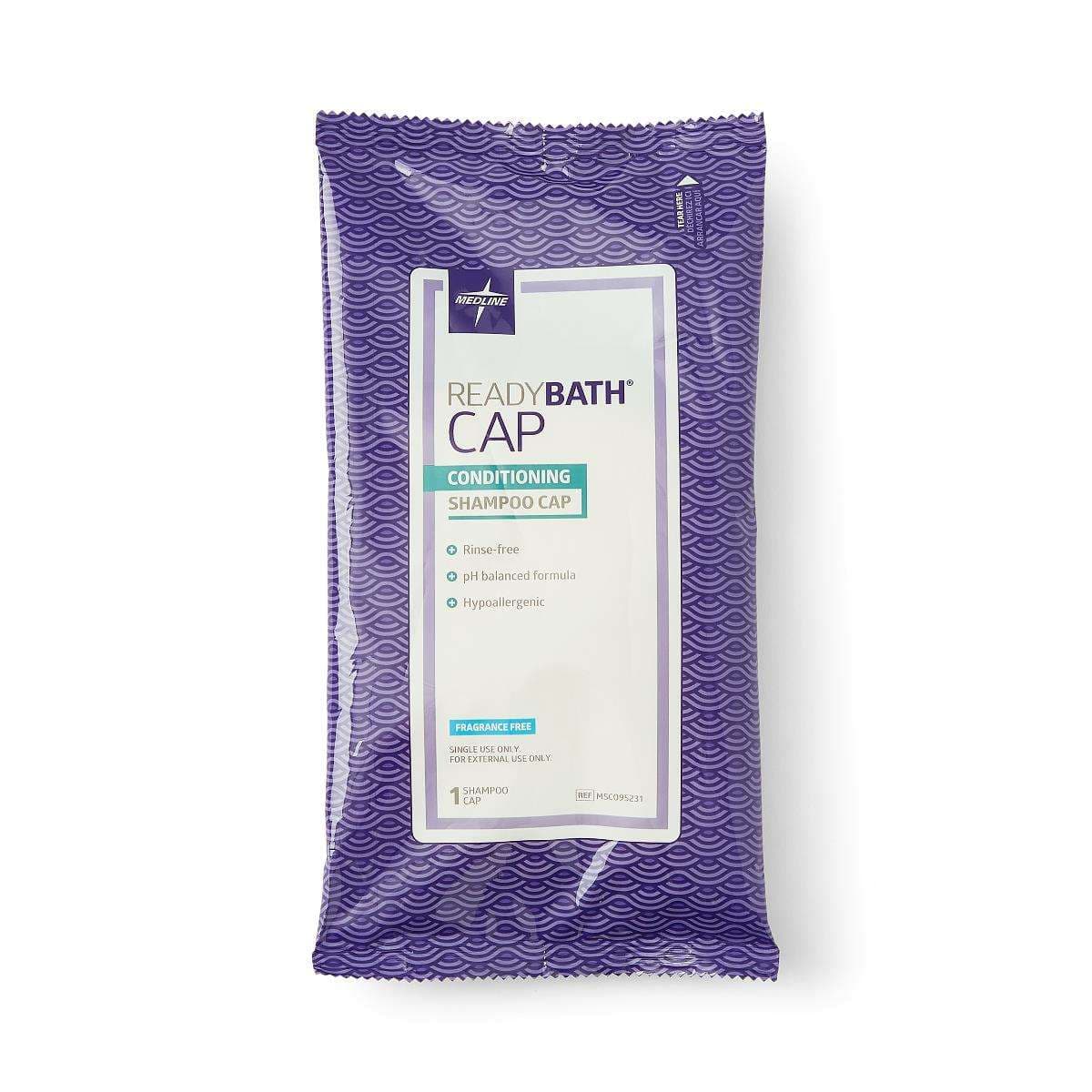 ReadyBath Rinse-Free Conditioning Shampoo Caps, Fragrance Free - Image 1
