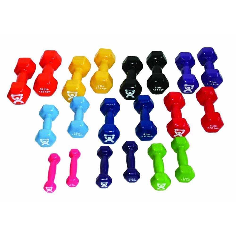 CanDo vinyl coated dumbbell