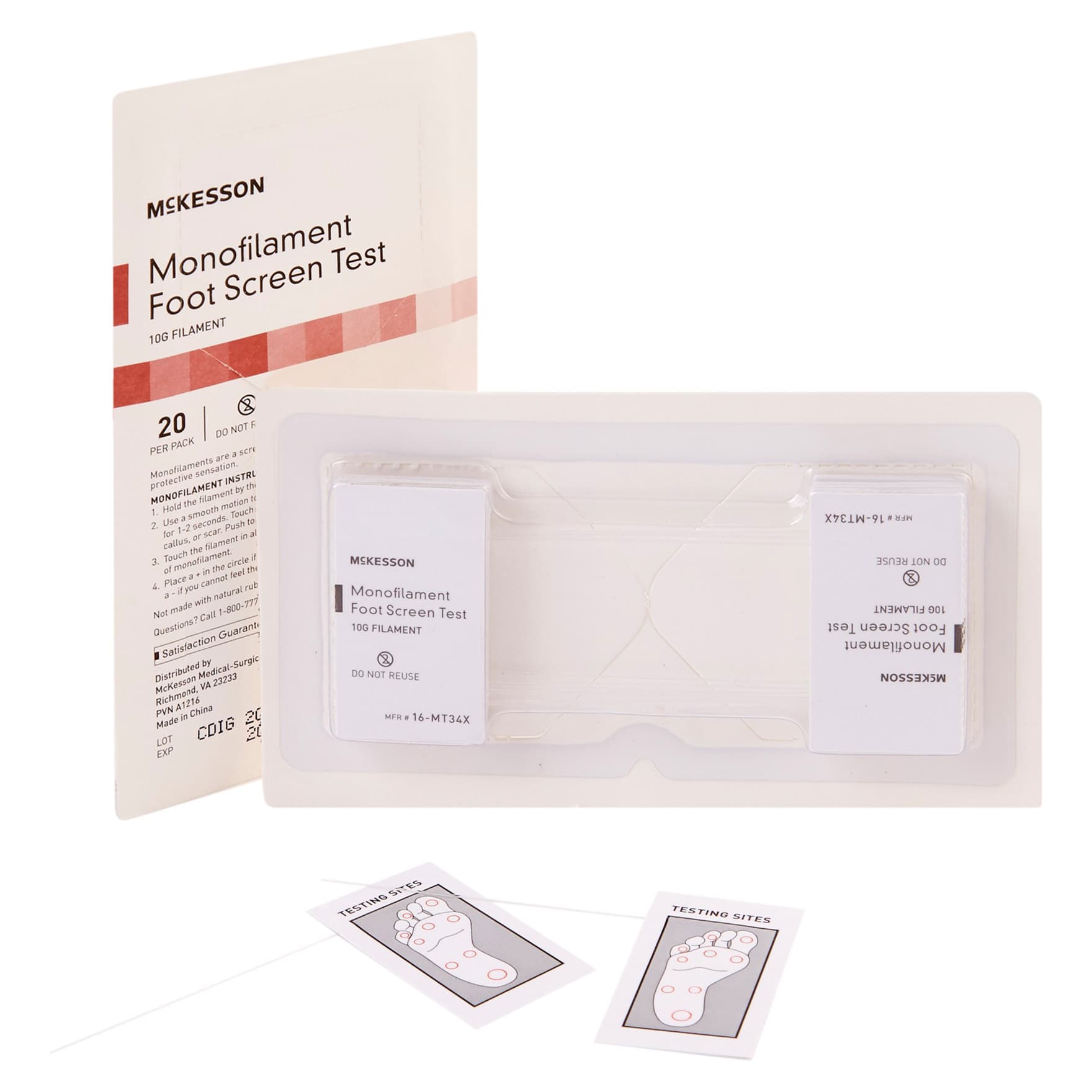 McKesson Monofilament Sensory Test 10 Gram - Package of 20 - Image 1