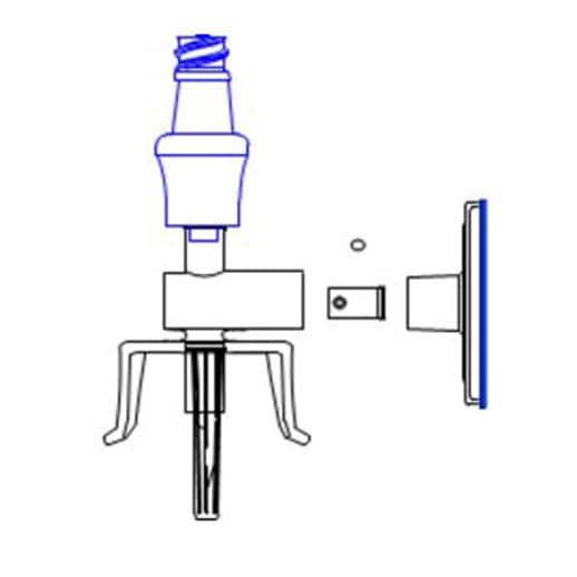 Clave Protected Filter Vial Spike with Skirt - Image 2